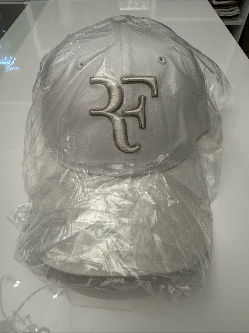Authentic Roger Federer Uniqlo white hat